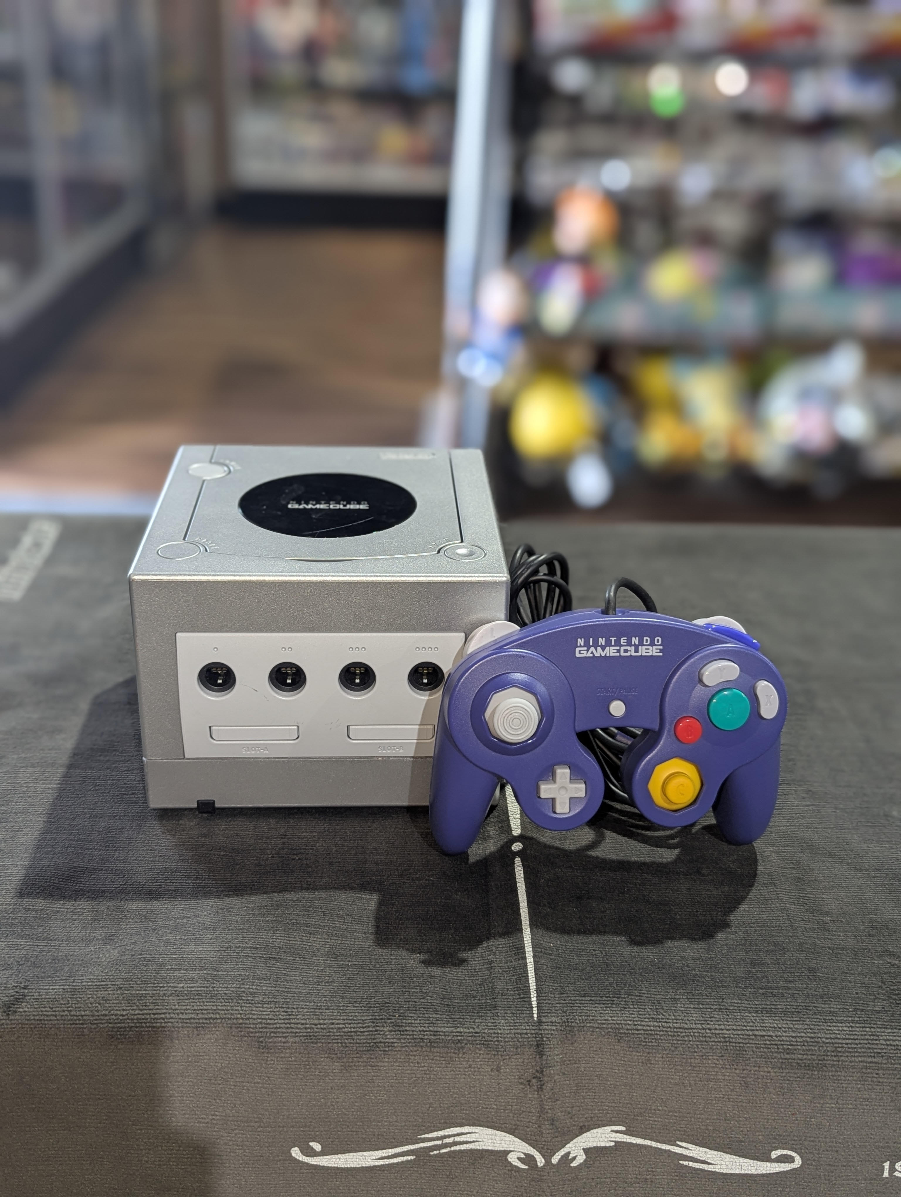 Platinum Gamecube System With INDIGO CONTROLLER